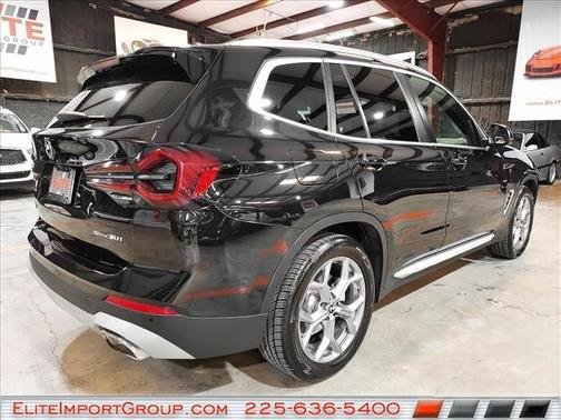 Black Sapphire Metallic 2024 BMW X3 sDrive30i