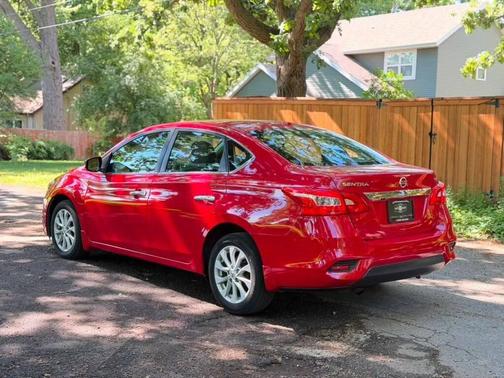 Red 2019 Nissan Sentra SV