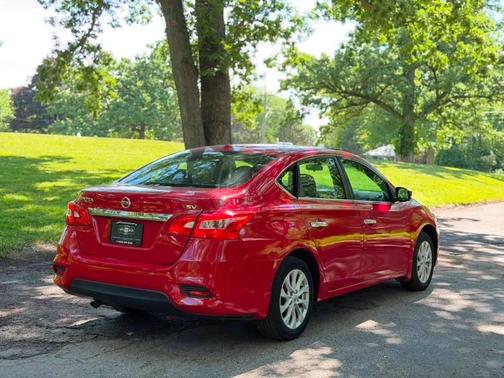 Red 2019 Nissan Sentra SV