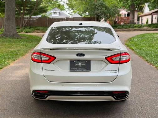 White 2014 Ford Fusion Titanium