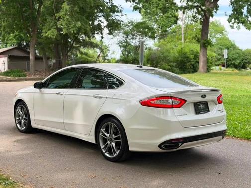 White 2014 Ford Fusion Titanium