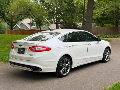 White 2014 Ford Fusion Titanium
