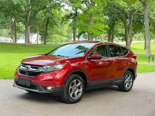 Red 2018 Honda CR-V EX-L