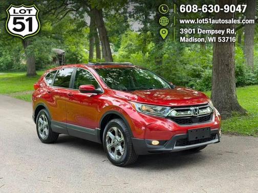 Red 2018 Honda CR-V EX-L