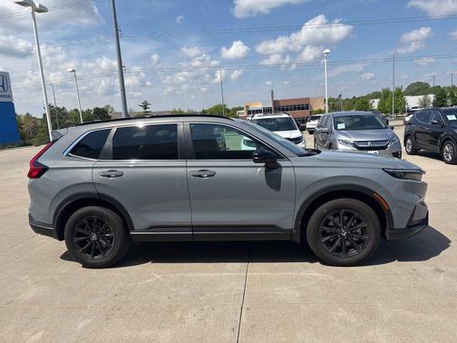 Gray 2025 Honda CR-V Hybrid Sport AWD