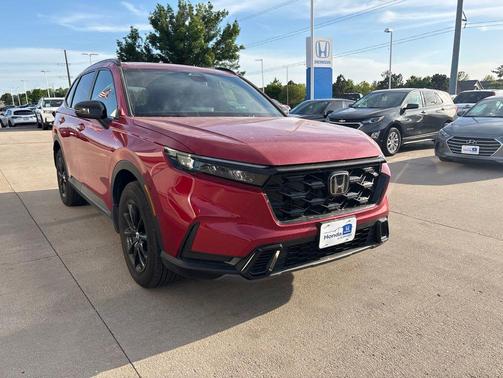 Radiant Red Metallic 2026 Honda CR-V Hybrid Sport AWD