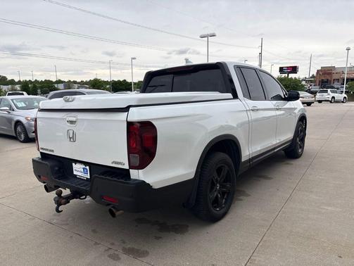 Platinum White Pearl 2021 Honda Ridgeline Black