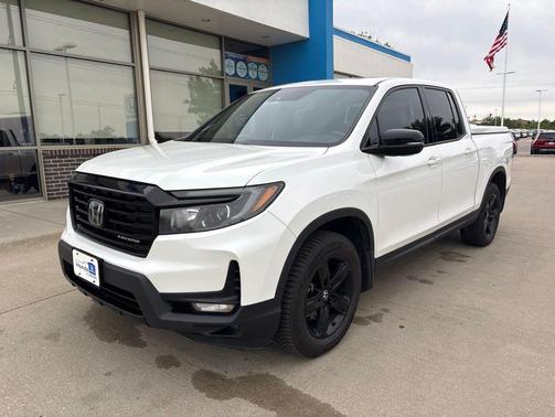 Platinum White Pearl 2021 Honda Ridgeline Black