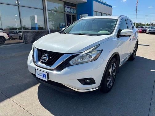 Pearl White 2015 Nissan Murano Platinum