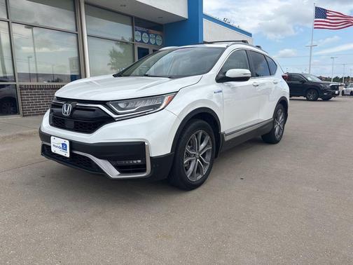 Platinum White Pearl 2022 Honda CR-V Hybrid Touring