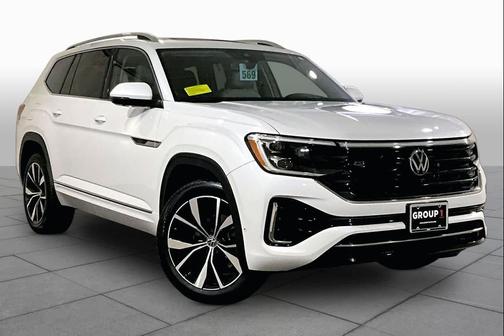 Opal White Pearl Effect 2024 Volkswagen Atlas 2.0T SEL Premium R-Line