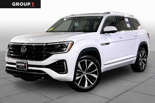 Opal White Pearl Effect 2024 Volkswagen Atlas 2.0T SEL Premium R-Line