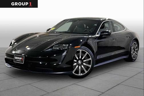 Black 2020 Porsche Taycan 4S
