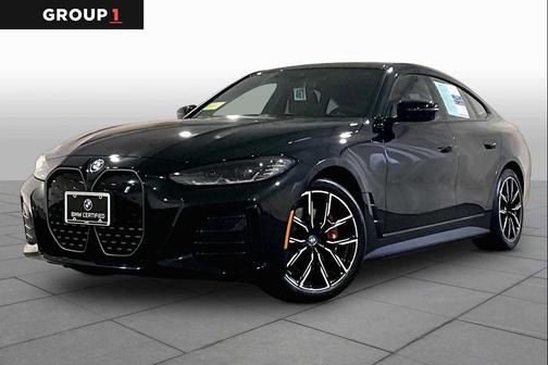 Black Sapphire Metallic 2023 BMW i4 Gran Coupe eDrive40