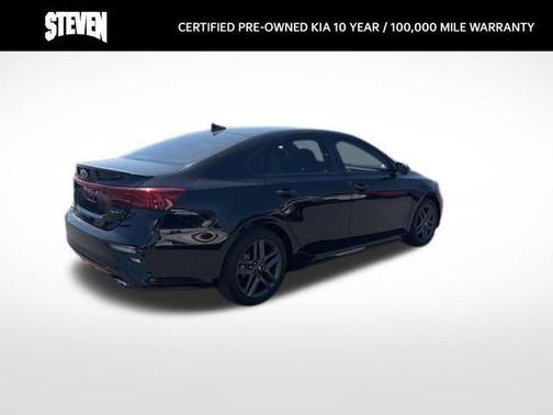 Aurora Black 2021 Kia Forte GT-Line