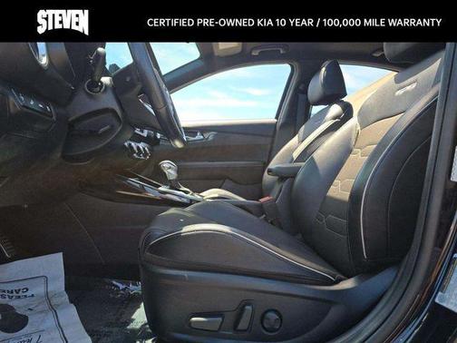 Aurora Black 2021 Kia Forte GT-Line
