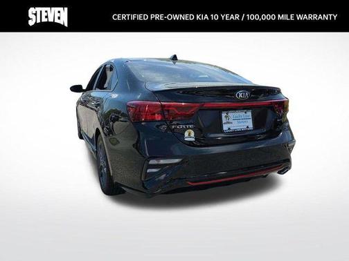 Aurora Black 2021 Kia Forte GT-Line