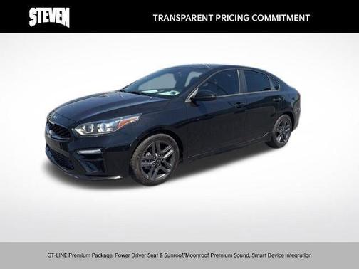 Aurora Black 2021 Kia Forte GT-Line
