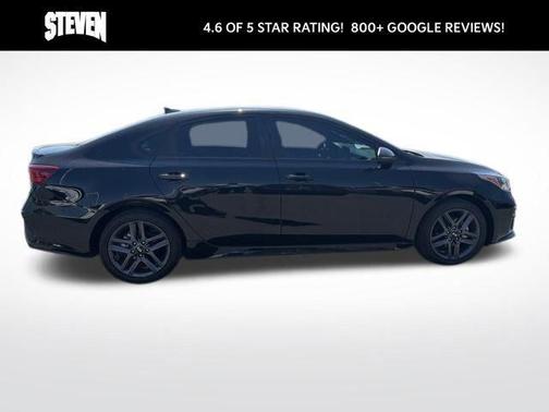 Aurora Black 2021 Kia Forte GT-Line