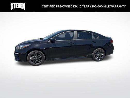Aurora Black 2021 Kia Forte GT-Line