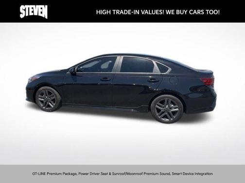 Aurora Black 2021 Kia Forte GT-Line