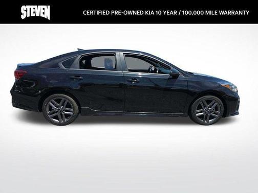 Aurora Black 2021 Kia Forte GT-Line