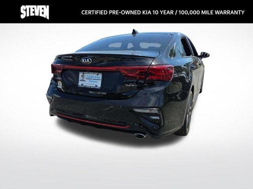 Aurora Black 2021 Kia Forte GT-Line