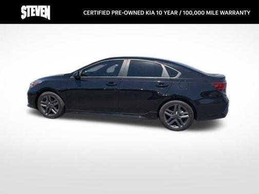 Aurora Black 2021 Kia Forte GT-Line