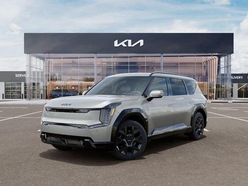 Ivory Silver 2026 Kia EV9 Land