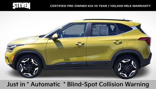Valais Green 2024 Kia Seltos SX Turbo