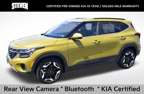 Valais Green 2024 Kia Seltos SX Turbo