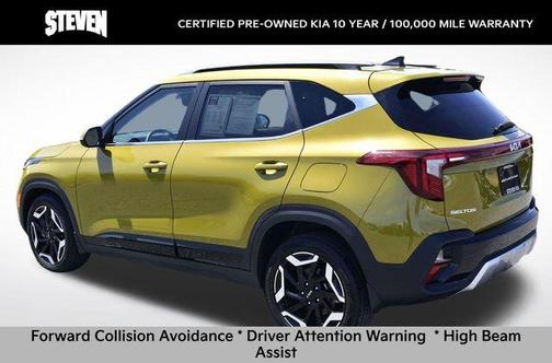 Valais Green 2024 Kia Seltos SX Turbo