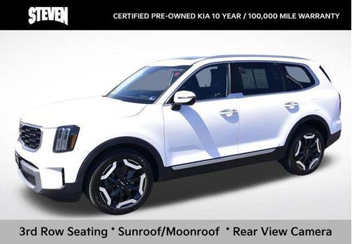 Glacial White Pearl 2023 Kia Telluride S