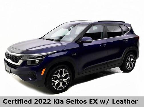 Dark Ocean Blue 2022 Kia Seltos EX