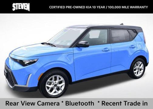 Surf Blue w/Black Roof 2024 Kia Soul S