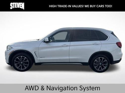 White Metallic 2017 BMW X5 xDrive35i