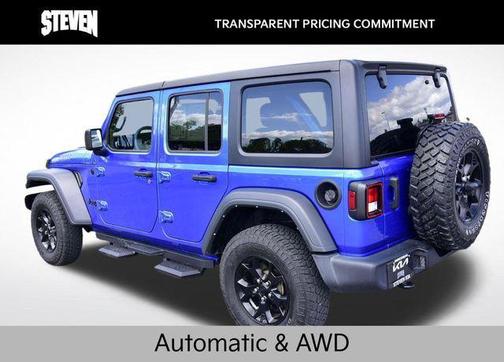 Hydro Blue Pearlcoat 2021 Jeep Wrangler Willys