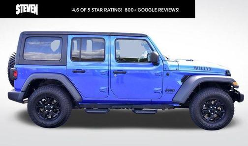 Hydro Blue Pearlcoat 2021 Jeep Wrangler Willys