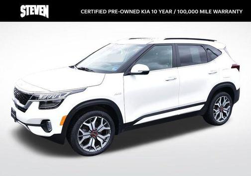 Snow White Pearl 2023 Kia Seltos SX Turbo