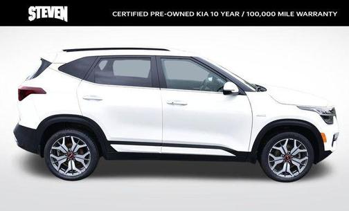 Snow White Pearl 2023 Kia Seltos SX Turbo