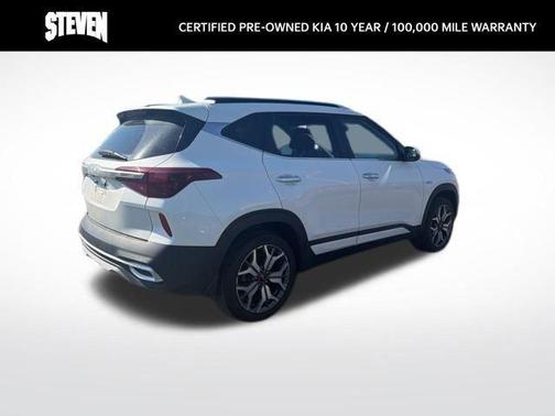 Snow White Pearl 2023 Kia Seltos SX Turbo