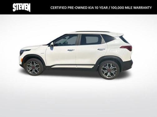 Snow White Pearl 2023 Kia Seltos SX Turbo