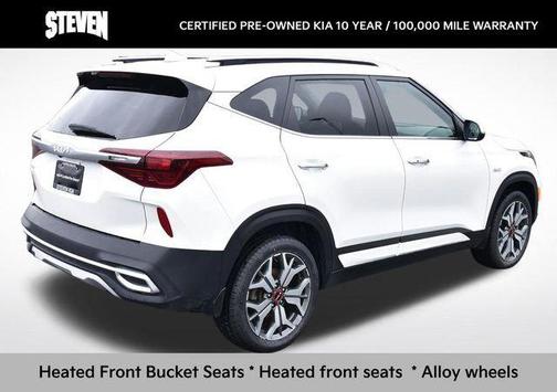 Snow White Pearl 2023 Kia Seltos SX Turbo