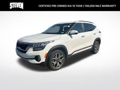 Snow White Pearl 2023 Kia Seltos SX Turbo