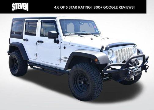 Bright White Clearcoat 2015 Jeep Wrangler Unlimited Sport
