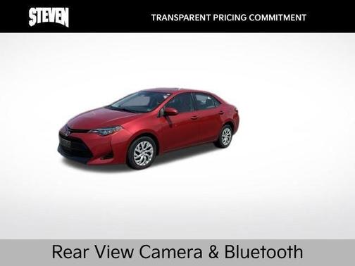 Barcelona Red Metallic 2017 Toyota Corolla LE