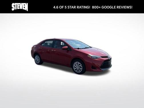 Barcelona Red Metallic 2017 Toyota Corolla LE