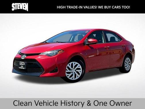 Barcelona Red Metallic 2017 Toyota Corolla LE
