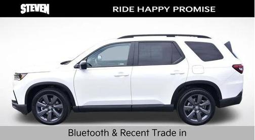 Platinum White Pearl 2025 Honda Pilot Sport