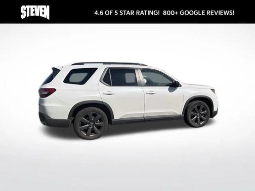 Platinum White Pearl 2025 Honda Pilot Sport